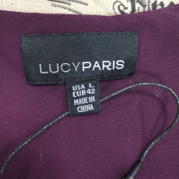 Lucy Paris Smocked V-Neck Top - Picture 4 of 7